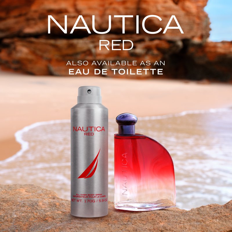 Color Red Masculine Deodorizing Body Spray - 5.9 oz
