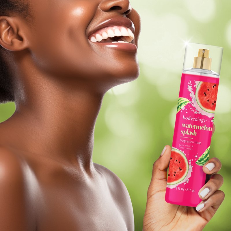 Watermelon Splash Fragrance Body Mist - Long-Lasting Refreshing Scent, 8 fl oz