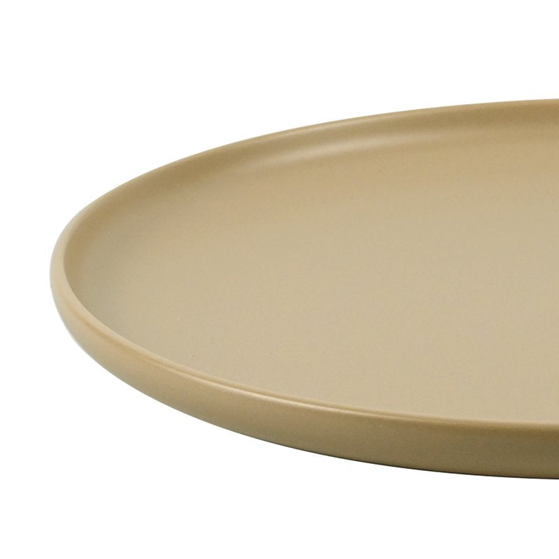 Brown Matte Stoneware Dinner Plate - 10.39 Inch