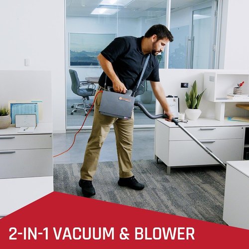 Hoover Commercial PortaPower Canister Vacuum Cleaner - Lightweight & Versatile 2-in-1 Vac & Blower