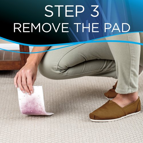 Bissell Stomp 'N Go Pet Lifting Pads + Oxy for Stain Removal on Carpet & Area Rug Cleaning, 20 Pack