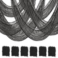 Yokodaza 6 Pack Black Halloween Creepy Cloth 30x72 Inch - Halloween Gauze Fabric Cheesecloth for Haunted House, Indoor Outdoor Yard Decor, Party Supplies