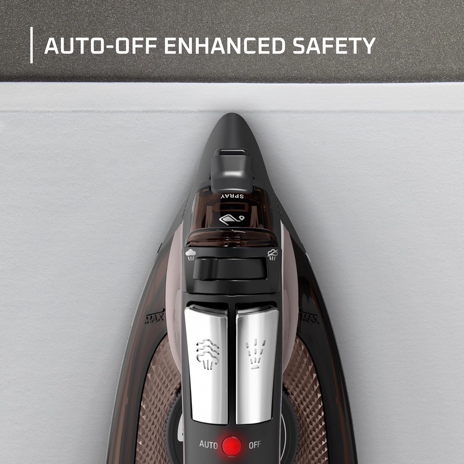 Rowenta AccessSteam Iron - Cord Reel Design with Anti-Drip Protection | DW2459U1
