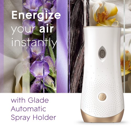 Glade Automatic Spray Refill, Air Freshener for Home and Bathroom, Lavender & Vanilla, 6.2 Oz
