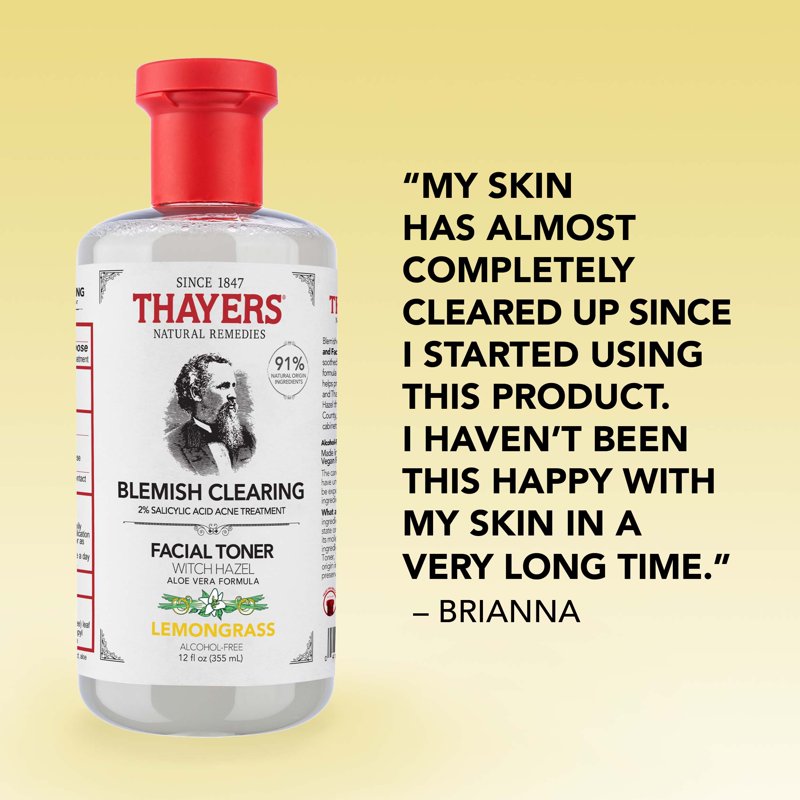 Blemish Clearing Salicylic Acid Toner 2% Acne Treatment - 12 fl. oz.