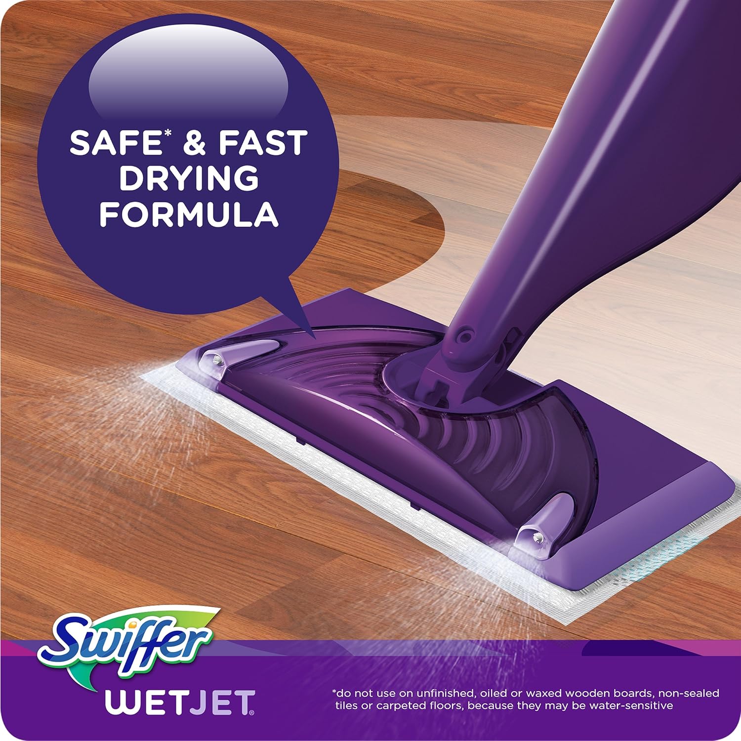 Swiffer WetJet Solution Refill - All-Purpose Floor Cleaning Solution | Fresh Citrus Scent, 1.25 Liters (2 Pack)