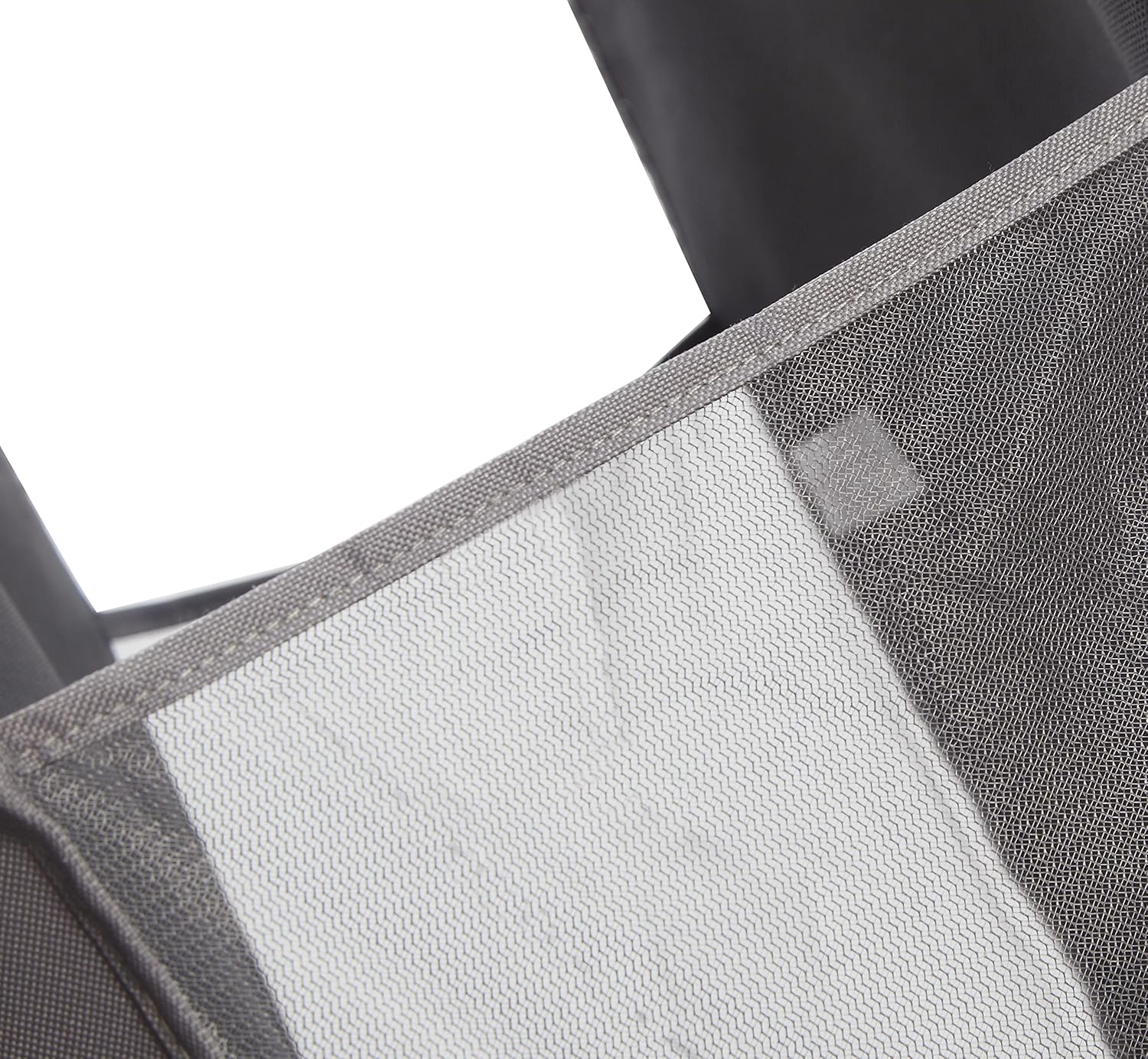 Storage Maniac 2-Pack Hanging Laundry Hamper - Slim Double Organizer with Front Mesh Bag - Grey