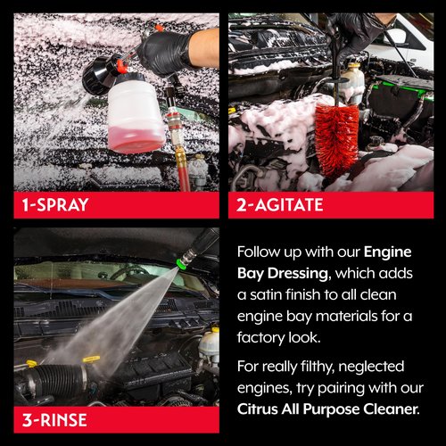 Griot's Garage Engine Cleaner for Car, Motorcycle, Boat, RV, and Truck, Oil, Dirt, and Grime Remover, 11158, One Gallon