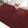 OLANLY Dog Door Mat - Absorbent Non-Slip Washable Doormat for Muddy Paws | 50x30, Caramel Russet
