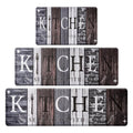 CHICNOOK PVC Farmhouse Kitchen Mats for Floor Set of 3, Wooden Board Theme Kitchen Rugs, Kitchen Rugs Non-Slip Washable, Anti Fatigue Kitchen Mat for Sink Office Laundry,18"x30"+18"x48"+18"x60" Inches