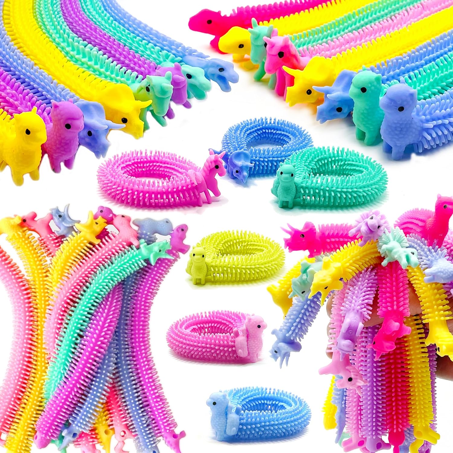 YZXODN Stretchy Strings Fidget Toys - 30 Pack Sensory Stress Relief for Kids & Adults | Perfect for Parties & Gifts
