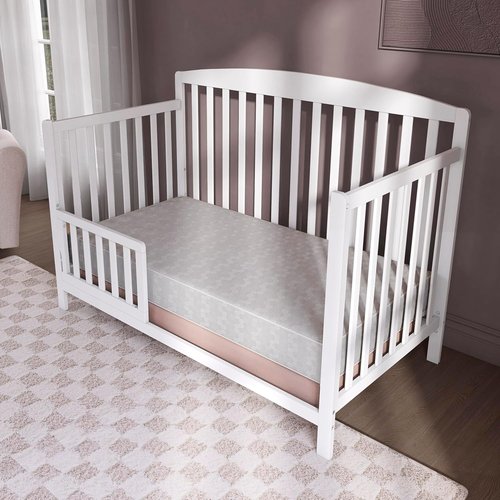 Dream On Me Honeycomb Baby Crib Mattress - Orthopedic Firm Fiber Core, Waterproof Cover, 5” Thickness