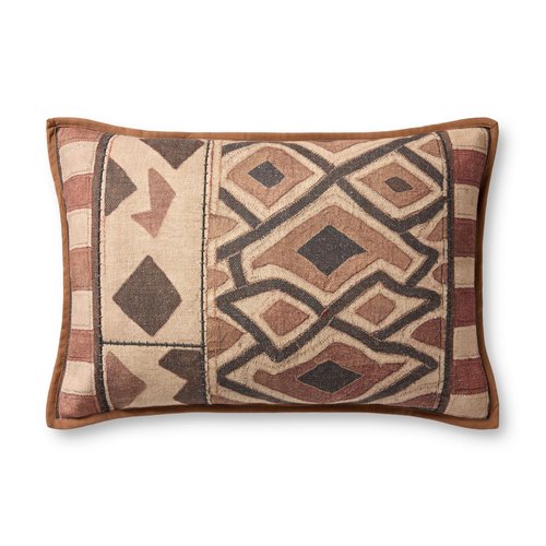 Loloi II Collection PLL0177 Multi 16'' x 26'' Cover w/Poly Pillow
