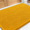 OLANLY Dog Door Mat - Absorbent Non-Slip Washable Doormat for Muddy Paws | 30x20 Golden Yellow