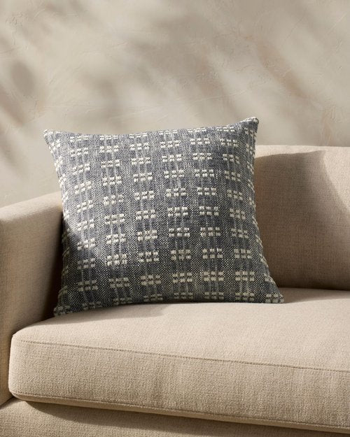 Loloi Magnolia Home by Joanna Gaines Bryn Collection PMH0062 Navy 22'' x 22'' Cover Only Pillow