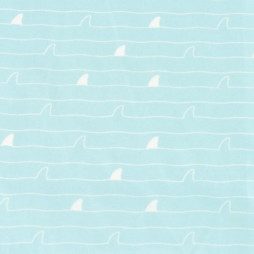 Northwest Classics Twin Sized Shark Adventure 6-Piece Bed in a Bag Set, All Seasons Bedding for Girls and Boys, Comforter, Flat Sheet, Fitted Sheet, Pillowcase, Pillow, Sham