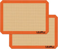 Skiennix Silicone Baking Mat - Non-Stick, Reusable Oven Liner | Set of 2 Half Sheet Mats