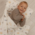 Makemake Organics GOTS Certified Organic Cotton Nap Mat Pillow Kids Sleeping Bag Toddlers Boys Girls Daycare Preschool Kindergarten Superheros - 20"x50" - Mighty Heros