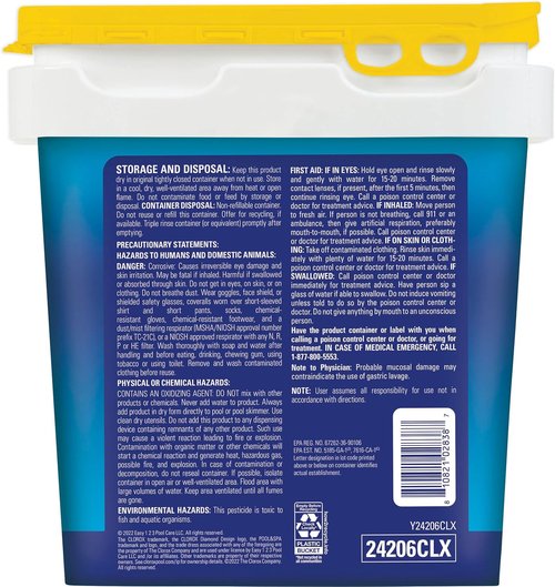 Clorox Pool&Spa All-in-One XtraBlue Chlorinating Granules - Kills Bacteria & Stops Algae, 6 lbs