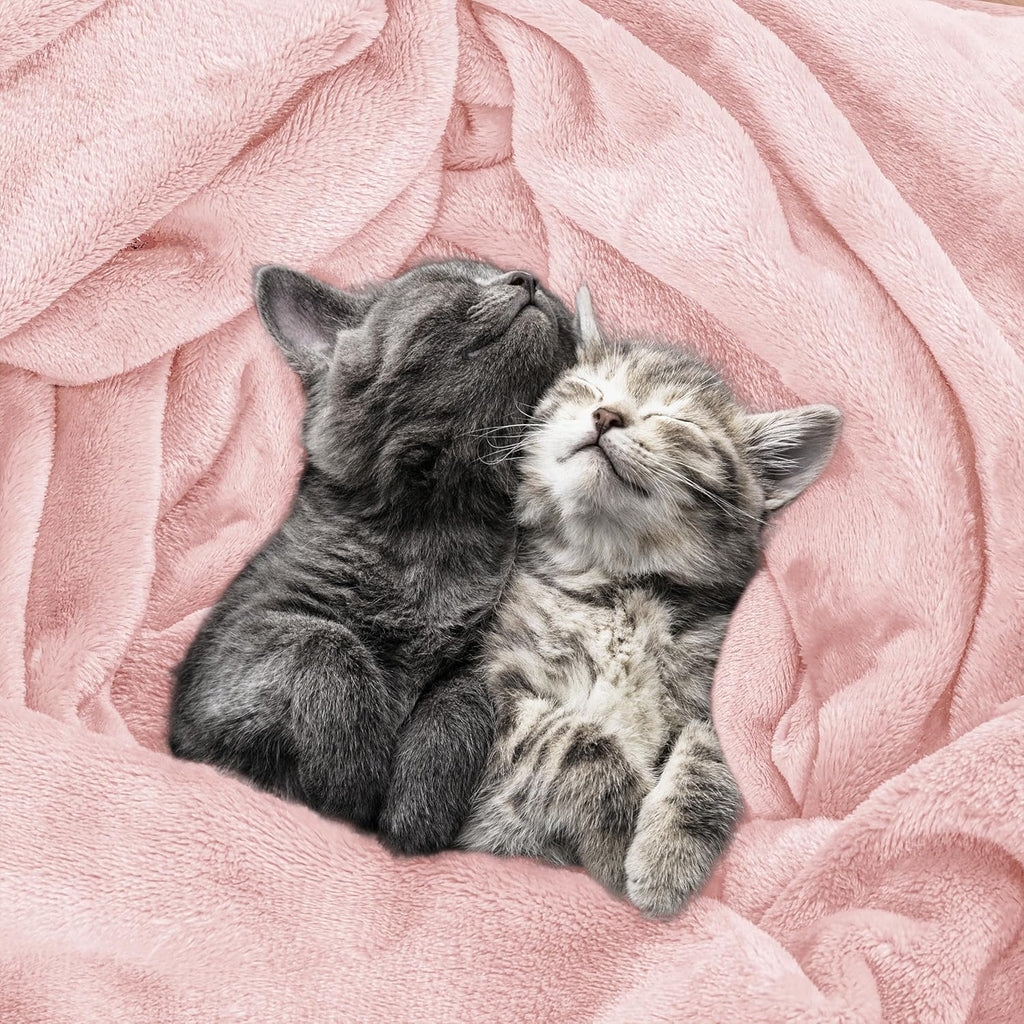 Utopia Bedding Fleece Blanket - Luxury Soft Microfiber, Anti-Static, Full Size Pink (90x84 Inch)