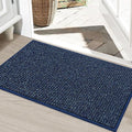 BEQHAUSE Dirt Trapper Door Mat - Non-Slip, Washable, Absorbent Entrance Mat | 24" x 36", Blue