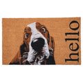 Calloway Mills Brown/White Basset Hound Doormat (24" x 36")
