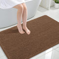 OLANLY Large Bathroom Rugs - Extra Soft Absorbent Chenille Mats | Quick Dry, Machine Washable, Mocha 47x32