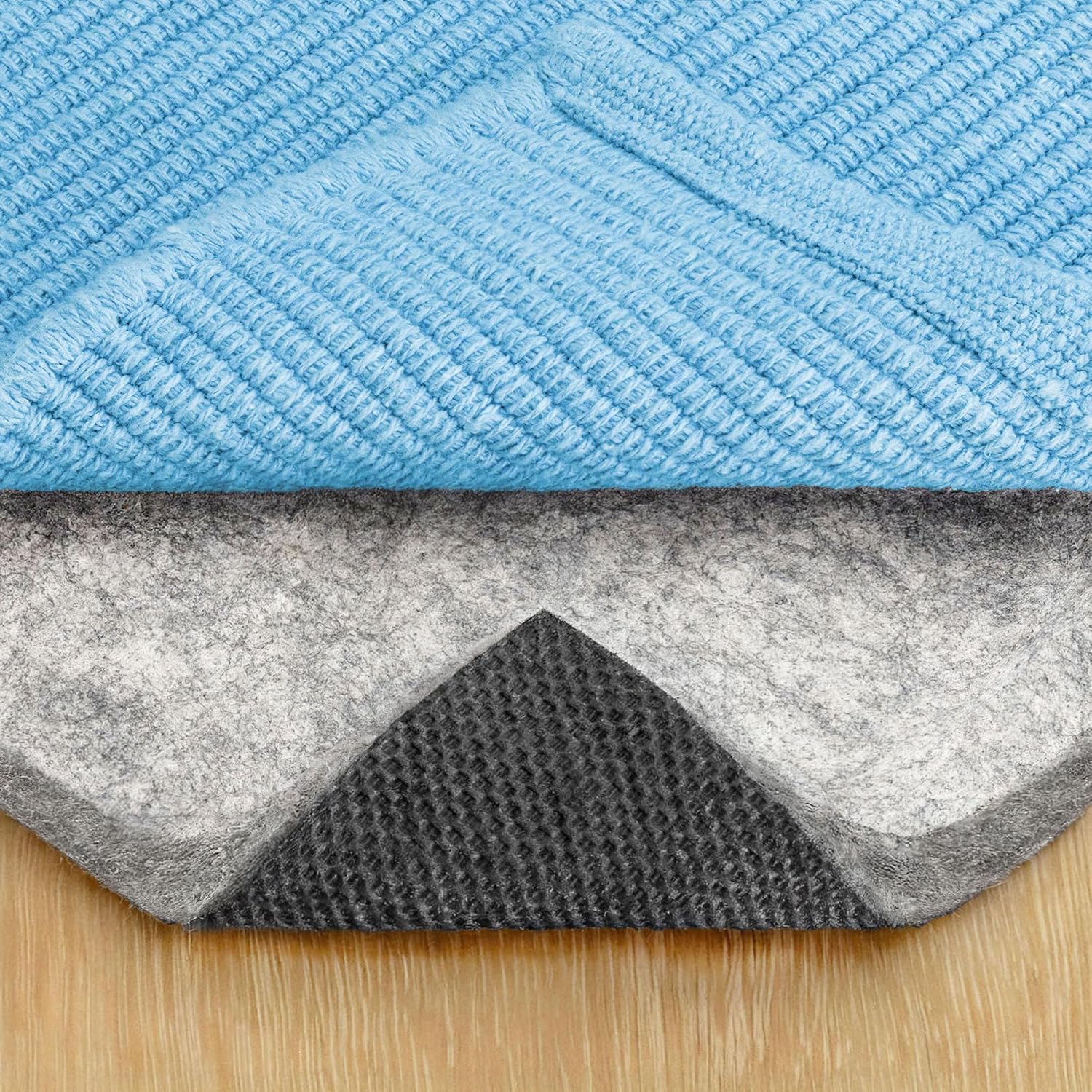RUGPADUSA - Non-Slip Rug Pad - 9'x12' - 1/2" Thick Felt + Rubber - Comfort & Protection for Hard Floors
