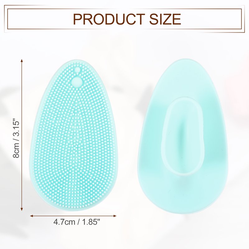 Silicone Face Scrubber Exfoliator Cleansing Brush - Multiple Colors