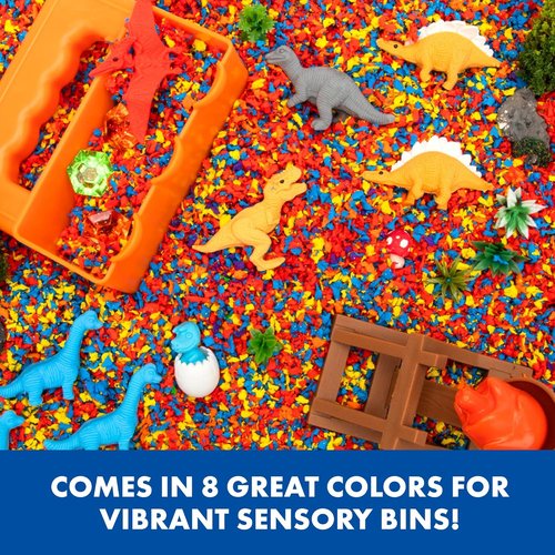 Educational Insights Pluffle® Mini 8-Pack - No Mess Sensory Bin Foam Set for Toddlers | Fun Table Filler for Ages 3+