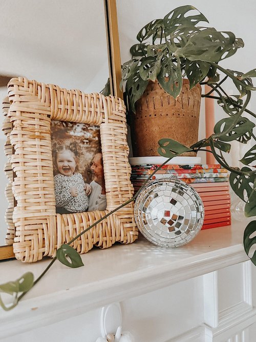Mud Pie Woven Frame, Large, 5x7