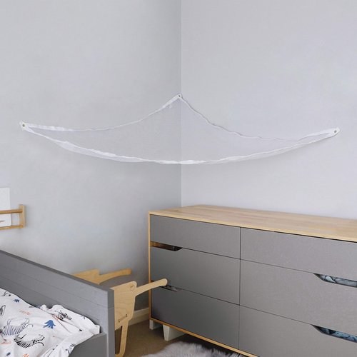 Little Chicks Plush Stuffed Animal Net Hammock -Corner Organizer and Toy Holder - Extra Large Hanging Storage for Kids Bedroom