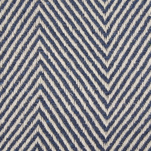 DII Rustic Farmhouse Cotton Chevron Blanket Throw with Fringe for Chair, Couch, Picnic, Camping, Beach, & Everyday Use, 50 x 60 - Urban Chevron French Blue