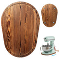 ENVTEK Mixer Slider Mat, Pine Wood Sliding Tray for KitchenAid 5 & 8 Qt Stand Mixers, Anti-Slip Moving Mat & Countertop Protector, Kitchen Accessories and Attachments for Artisan Series (5-8 QT)