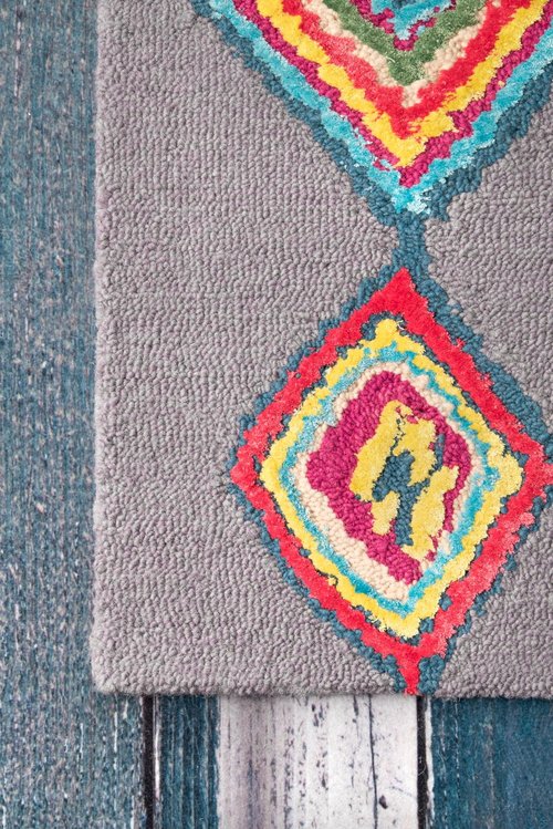 nuLOOM Hand Tufted Belini Accent Rug, 3x5, Grey