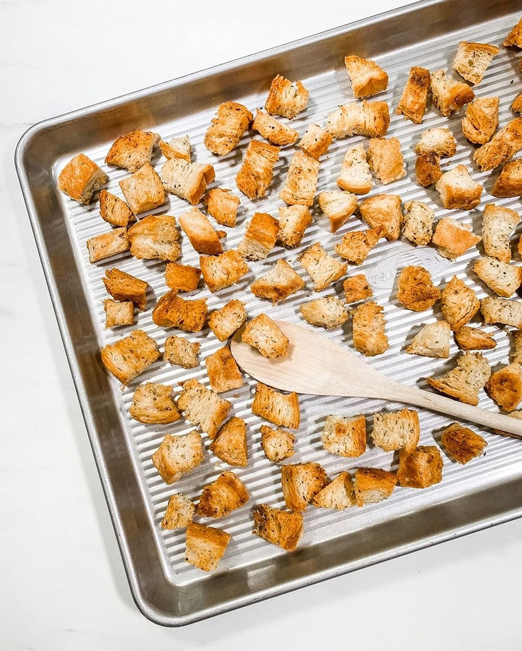 USA Pan Bakeware Extra Large Nonstick Baking Sheet - Heavy Duty, Warp Resistant Aluminized Steel