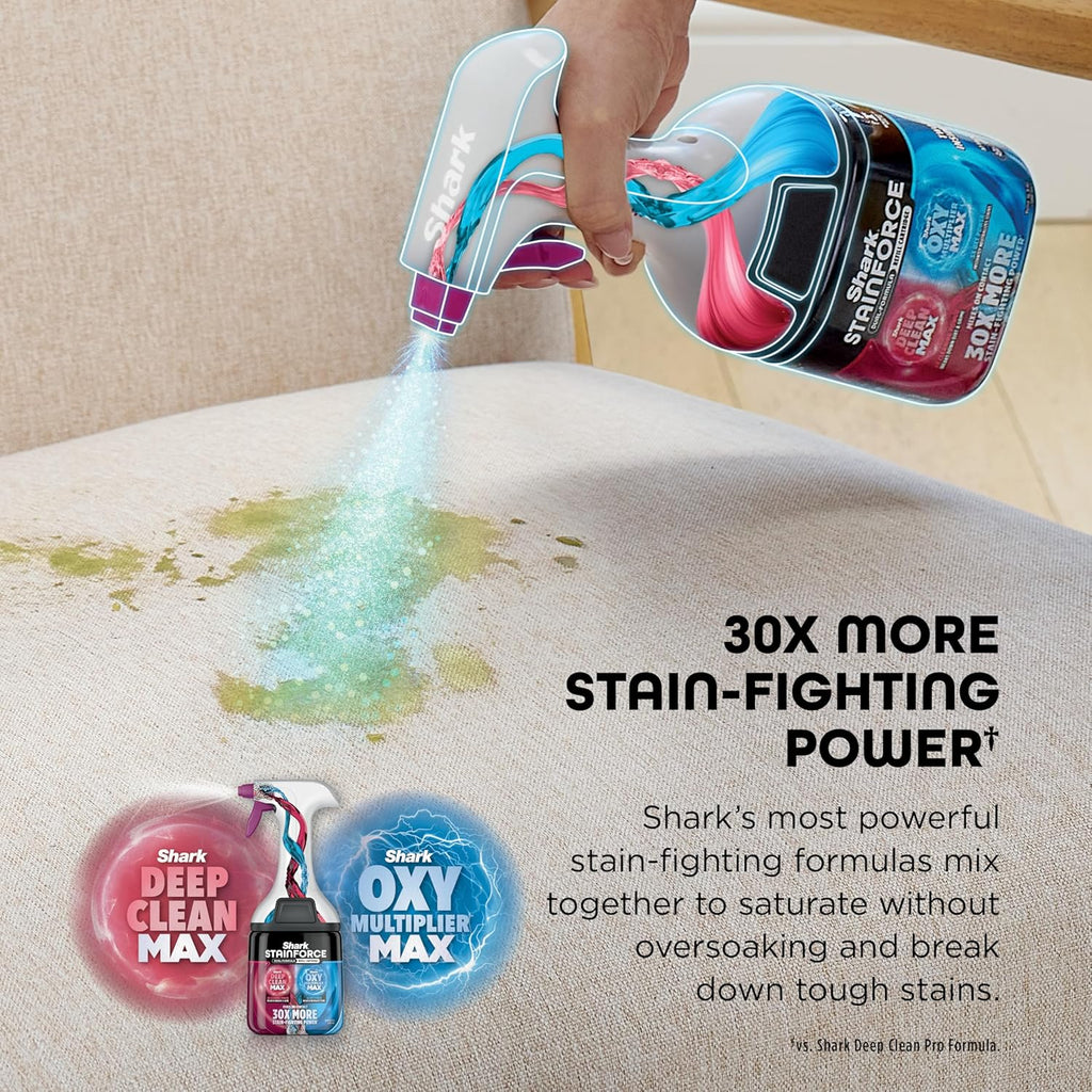 Shark StainForce Portable Spot & Odor Remover System - Cordless with Accessories & Storage Caddy