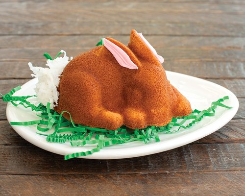 Nordic Ware Baby Bunny Cakelet, 4.5 Cup Capacity, Toffee