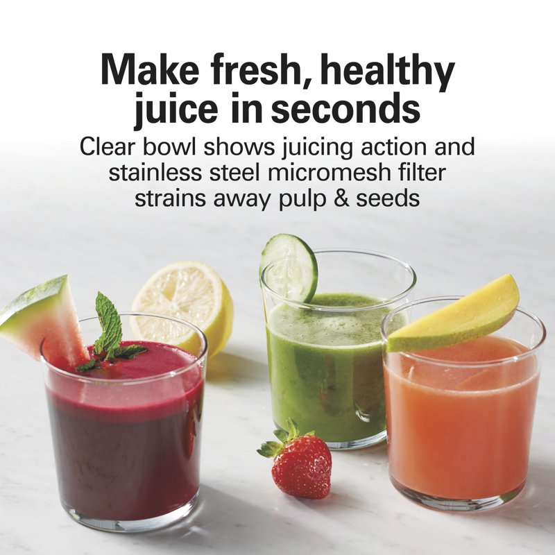 800W Electric Juicer Machine - 2-Speed Fruit & Vegetable Juice Extractor