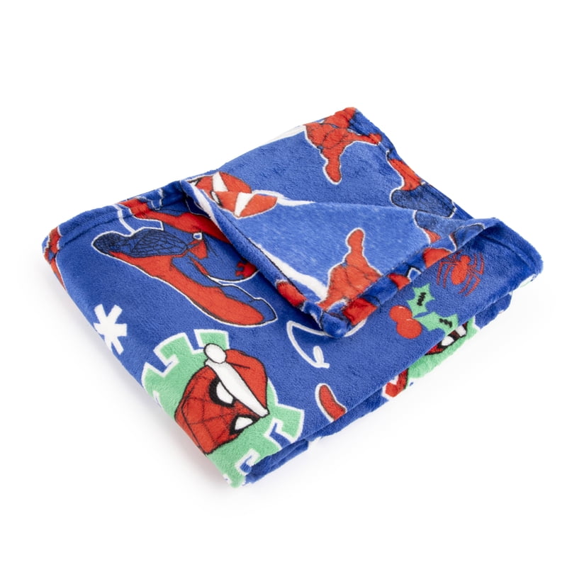 Spider-Man Shaped Throw Blanket Set - Super Soft Holiday Gift for Fans