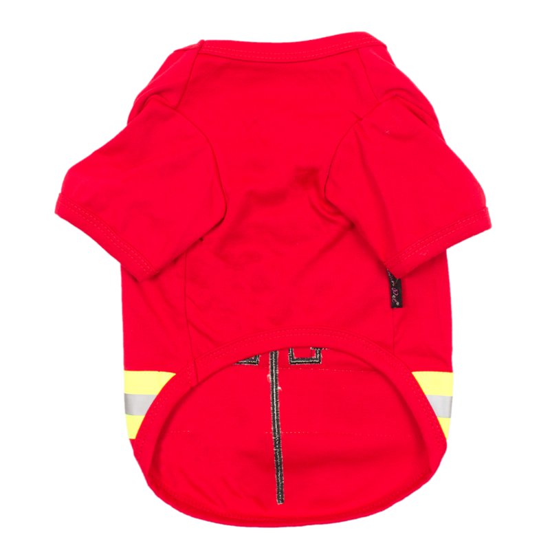 Dog Halloween Costume Firefighter Shirt for Large Dogs - Pet Costume