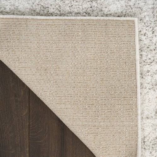 Nourison Home Modern Shag Ivory Grey 5'3" x 7' Area Rug - Easy Clean, Non Shedding, Bed Room, Living Room, Dining Room, Kitchen (5' x 7')