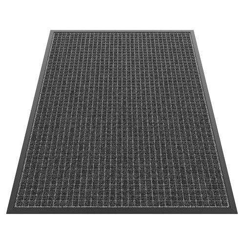 HOMEK Sturdy Front Door Mat Outside Entrance, 4' x 3' All-Season All-Weather Doormat Waterproof, Stain and Fade Resistant, Natural Rubber Indoor Outdoor Welcome Door Mat Trap Dirt