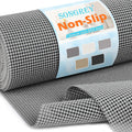 Songrey Non-Adhesive Drawer Liner - 12" x 20FT Non-Slip Cabinet Mat for Kitchen & Bathroom (Dark Gray)