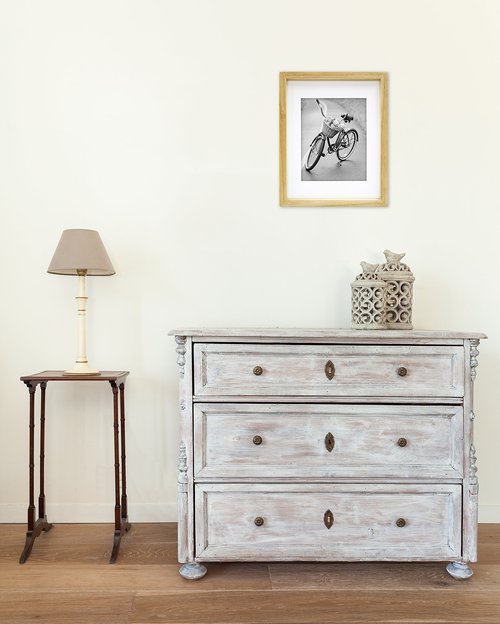 MCS Art Frame with Mat Opening, Natural, 12 x 12 in