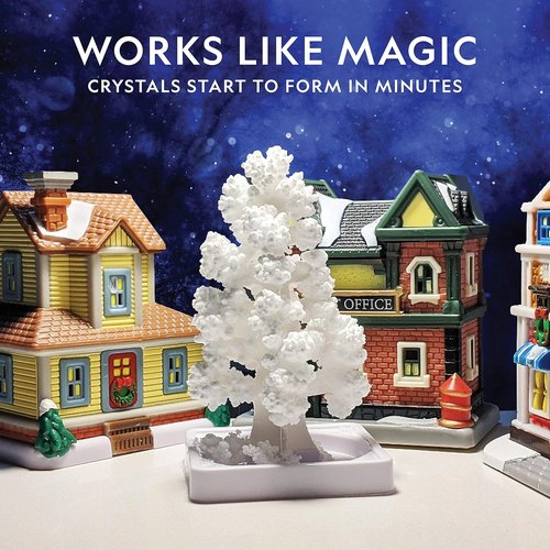 National Geographic Crystal Growing Kit for Kids - Grow a Stunning Crystal Garden in 6 Hours | STEM Art Project