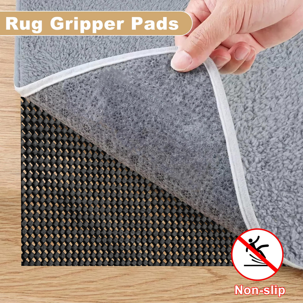 Shelf Liner for Kitchen Cabinet, Durable with Strong Grip, Non Adhesive Liners Protect Kitchen Cabinets and Cupboard, Pantry, Bathroom Drawers and Shelves, Desks-12" x 120" (Black)