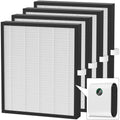 4 Packs KJ217 Replacement Filters Compatible with Mooka KJ217 Air Cleaner Purifier