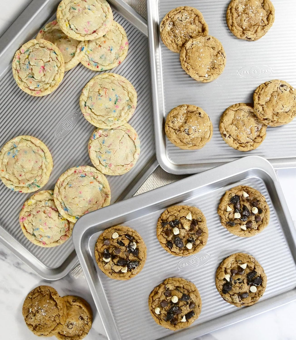 USA Pan Bakeware Nonstick Cookie Sheet - Perfect for Baking Delicious Cookies | Small Size