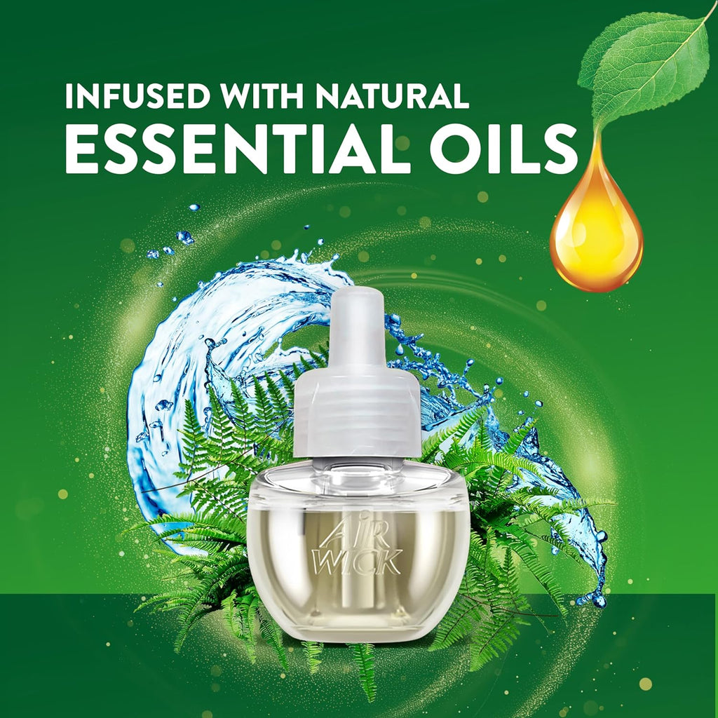 Air Wick Scented Oils - Fresh Waters Fragrance | 0.67 Fl Oz Refill for Home Ambiance